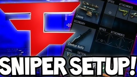 FAZE CLASS SETUP - BEST SNIPER CLASS SETUP in BLACK OPS 3 - FaZe Setup Locus (BO3 Best Gun)