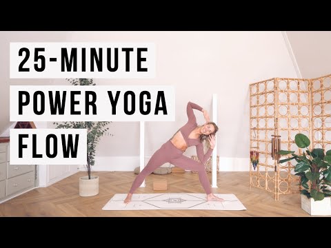 POWER YOGA FLOW | 25-Min Yoga + Giveaway | CAT MEFFAN