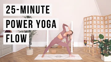 POWER YOGA FLOW | 25-Min Yoga + Giveaway | CAT MEFFAN