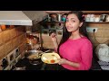 Heroine Marina Abraham Cooking Aloo Mix Veg Stuff Parota | Siri Siri Muvvalu serial Fame