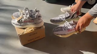 Are Your Yeezy 350 Zebras Fake? (Late 2022 Restock Fake Vs. Real Comparison)