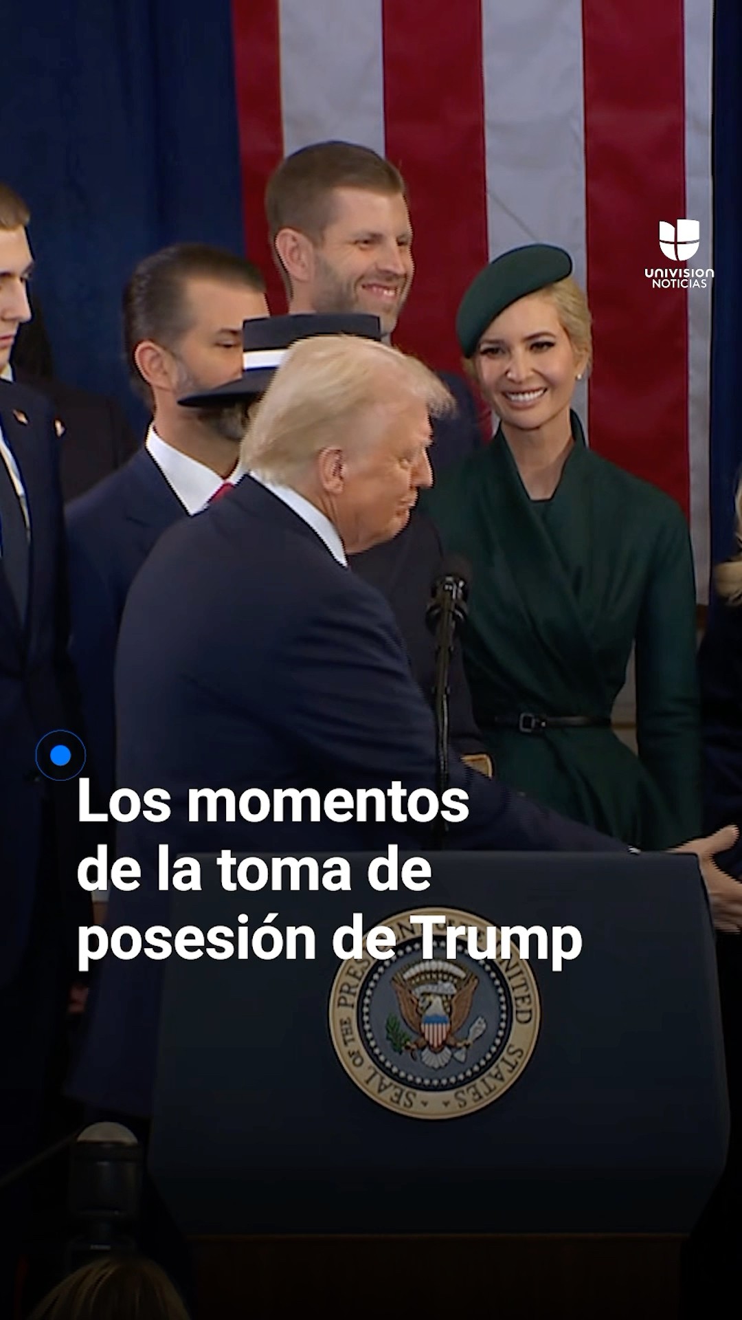 Los mejores momentos de la toma de posesión de Trump