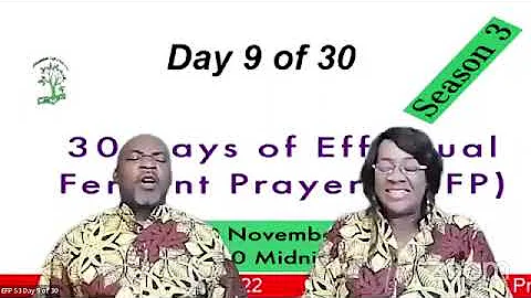 Effectual Fervent Prayer Season 3 Day 9 of 30 : Open my eyes Lord pt2