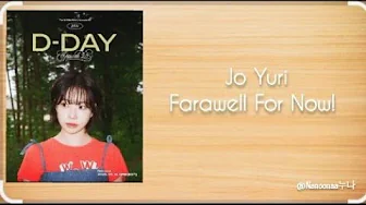 JO YURI - FARAWELL FOR NOW | easy lyrics JO YURI - FARAWELL FOR NOW | easy lyrics