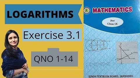 LOGARITHMS| Exercise 3.1| How to write Numbers in scientific notation?| Grade 9| Q1-14