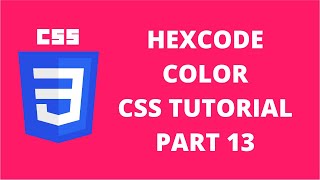 Hexcode Color CSS | CSS Tutorial Part 13