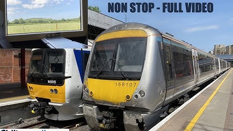 London to High Wycombe on Chiltern Railways - Full Video