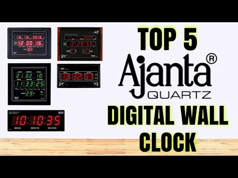 Top 5 Best Ajanta Digital Wall Clock In India 2023 | Digital Wall Clock Under 1000 Clock |