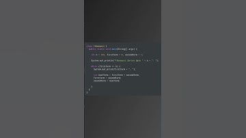 Java Program to Display Fibonacci series up to a given number