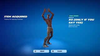 How To Get XO (Only If You Say Yes Emote) For FREE! (Fortnite)