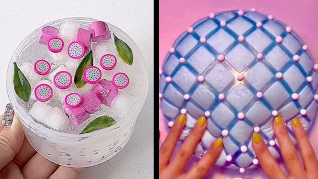 Relaxing Slime Compilation ASMR Oddly Satisfying Video - YouTube