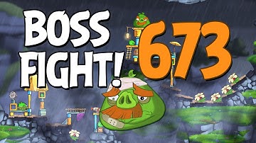Angry Birds 2 Boss Fight 92! Foreman Pig Level 673 Walkthrough - iOS, Android