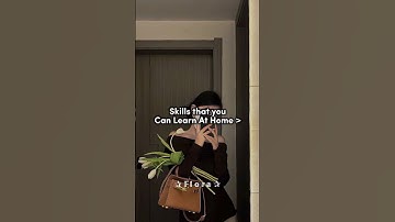 Skills You Can Learn At Home #home #skills #aesthetic #new #hobbies #shortsfeed #fyp #trending