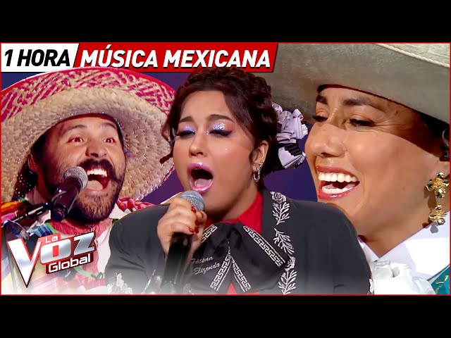 1 HOUR of MEXICAN MUSIC on The Voice class=