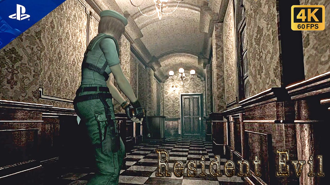 Resident Evil 1 HD Remastered PS5 Upscale 4K HDR - Gameplay Playstation 5 