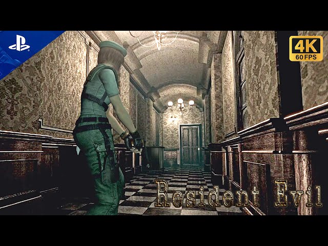 Resident Evil 1 HD Remastered PS5 Upscale 4K HDR - Gameplay Playstation 5 