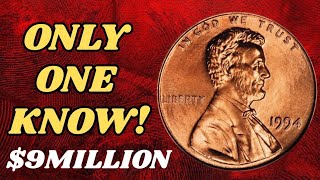 1994 One Cent Coin Worth $9 Million | Rare Penny Errors You Might Have in Your Pocket!