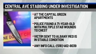 71-year-old found with stab wounds at Central Avenue apartment complex