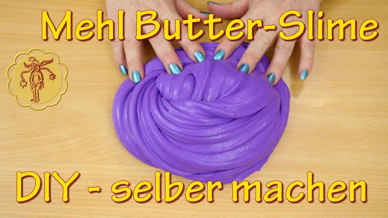 Slime: Butter-Slime mit Mehl - selber machen - DIY - YouTube