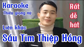 Liên khúc 15  Bài - SẦU TÍM THIỆP HỒNG - Song Ca thiếu Giọng Nữ - NGUYÊN NHẤT NHẠC SỐNG