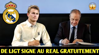 C'EST MAINTENANT OFFICIEL !! C'EST CONFIRMÉ ! MATTHIJS DE LIGT SIGNE AU REAL MADRID JUSQU'EN 2029