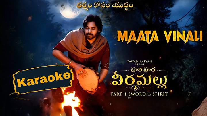 Maata Vinaali Lyrical Karaoke | Hari Hara Veera Mallu | PSPK | Nidhi | MM Keeravaani | AM Rathnam