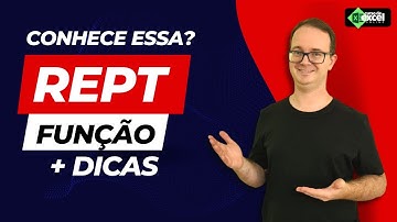 Como usar Função REPT em Gráficos com Formatação Condicional no EXCEL
