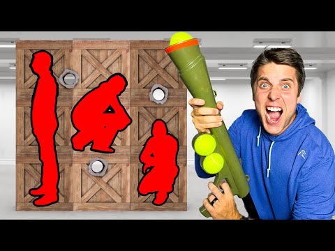 Shoot The Person Behind The Wall Challenge!