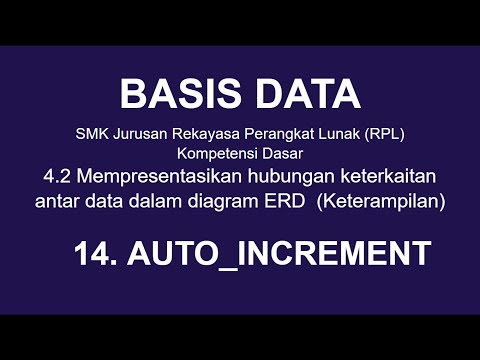 14  Basis Data Auto Increment