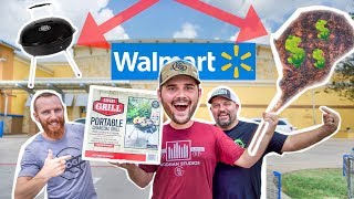 Walmart’s CHEAPEST Grill COOKS Worlds MOST Expensive Steak!