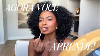 Aula de automaquiagem para iniciantes de graça | pele negra atualizada 2026 