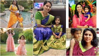 Latest Mom and Daughter Matching Outfits Ideas 2022|Mother and Daughter Matching Dress Ideas 2022