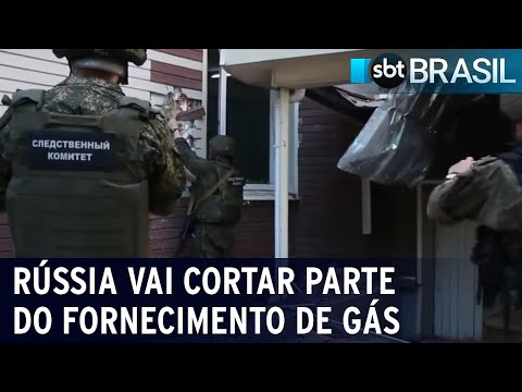 Rússia vai cortar quase metade do fornecimento de gás para a Alemanha | SBT Brasil (14/06/22)