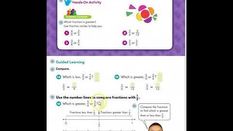 Math in Focus Lesson 14.4 Day 4 Third Grade Finding Common Denominators