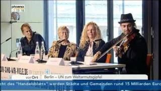 David Garrett & Benno Fürmann - UN Millenium Kampagne PK - 08.09.2010