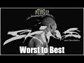 Worst to Best - XXXTENTACION "SKINS" Ranked