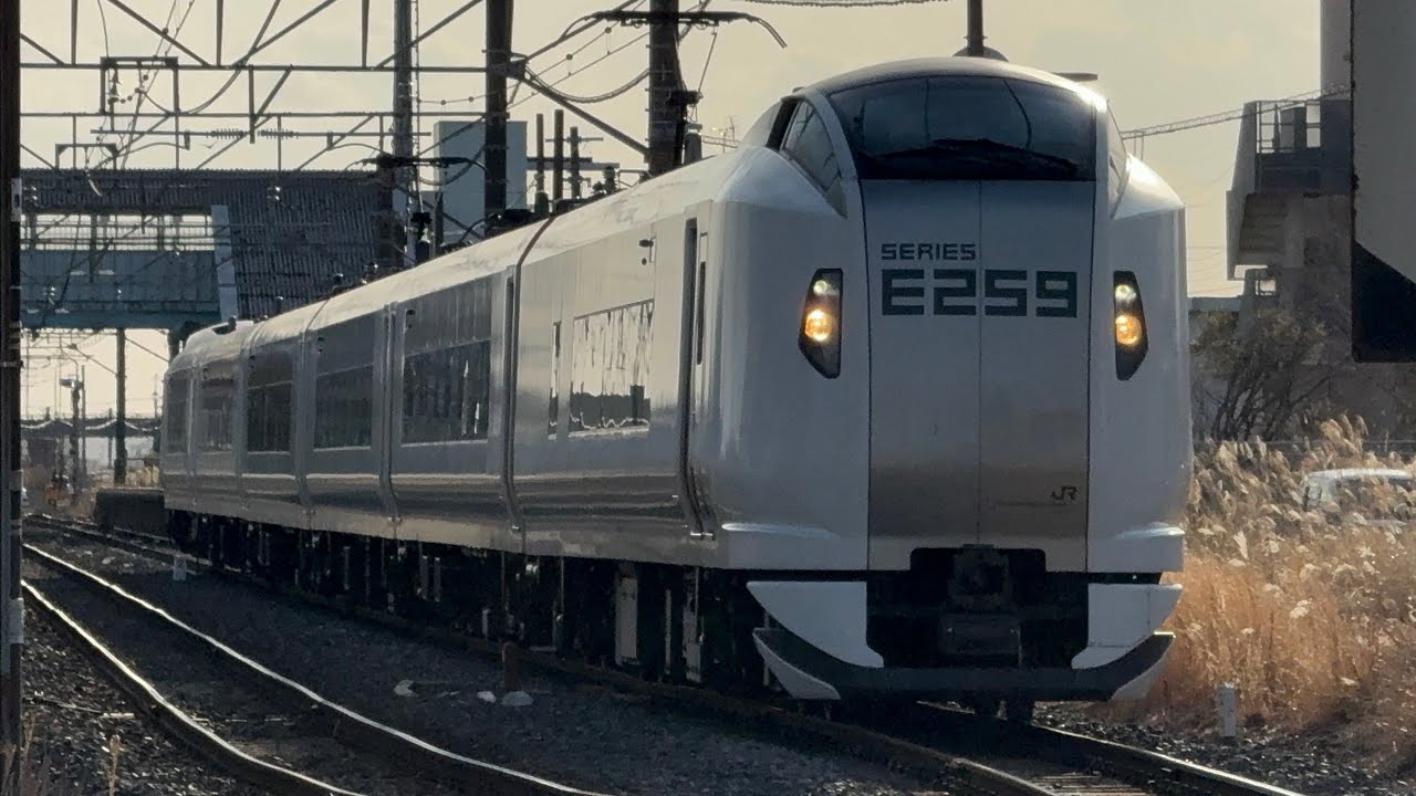 列車番号】4005M （ミュージックホーン付）E259系横クラNe021編成