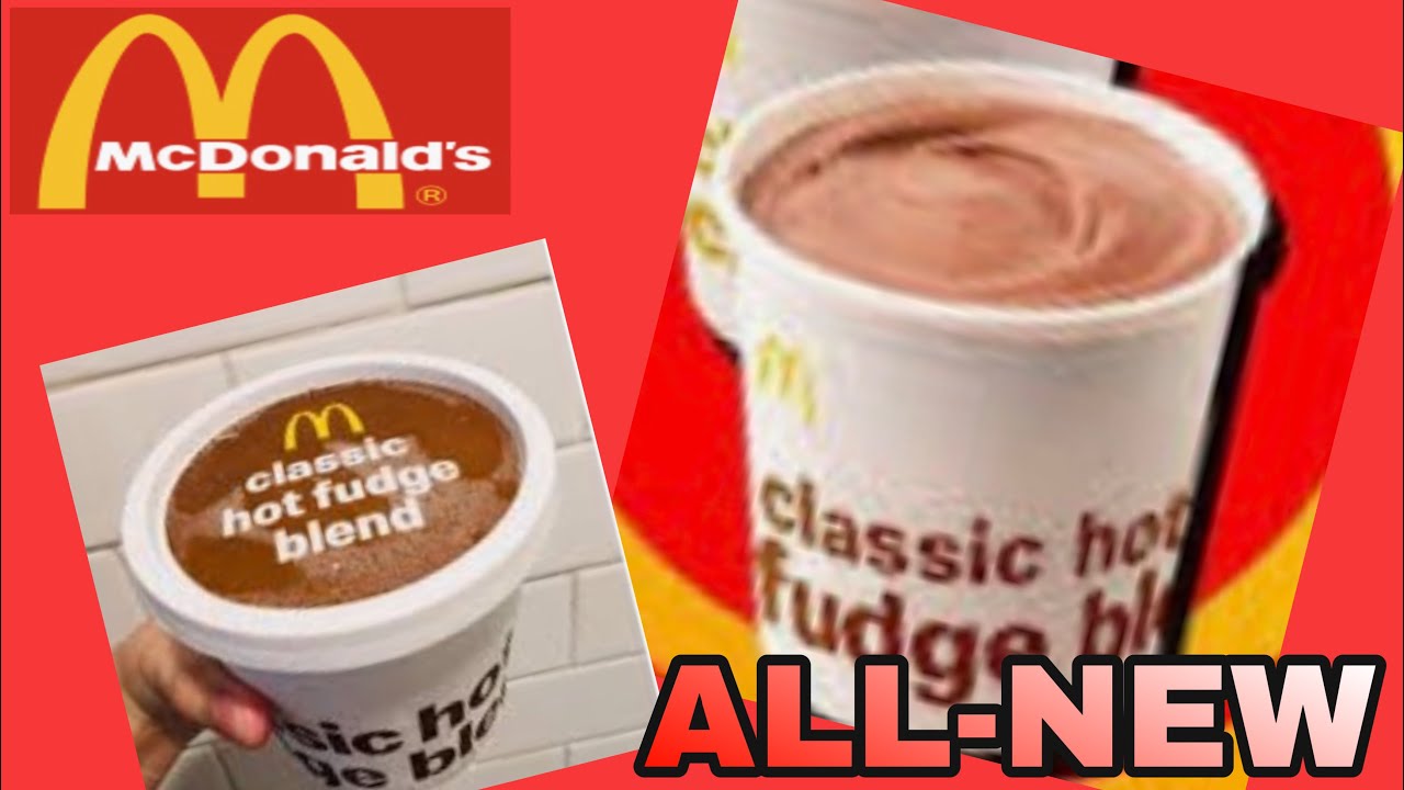 MCDONALD’S NEW ICE CREAM CLASSIC HOT FUDGE BLEND! (REVIEW) YouTube