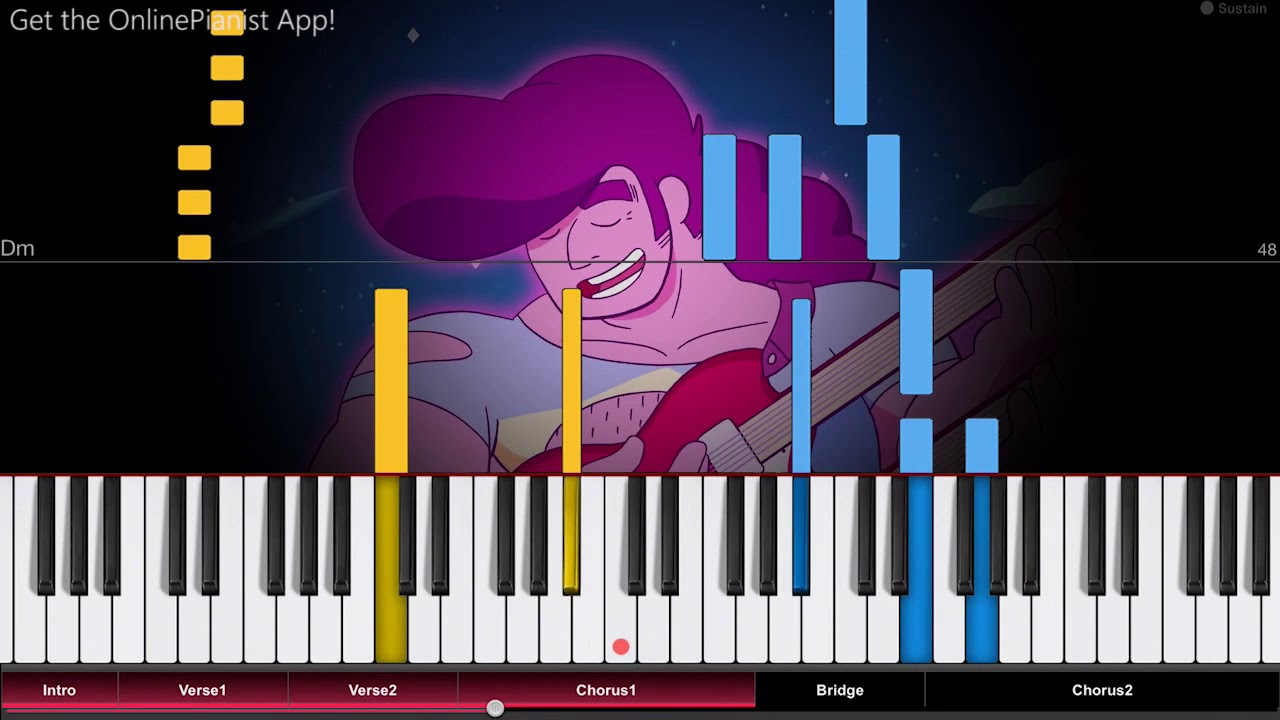 virtual piano steven universe virtual piano steven universe