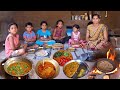 Making lunch food for the gujarat  village family  mix daal recipe  village life in gujarat