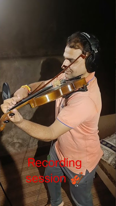 Recording session #short #violin #violinist #shorts #viral #viralvideo #music #studio #reels #story