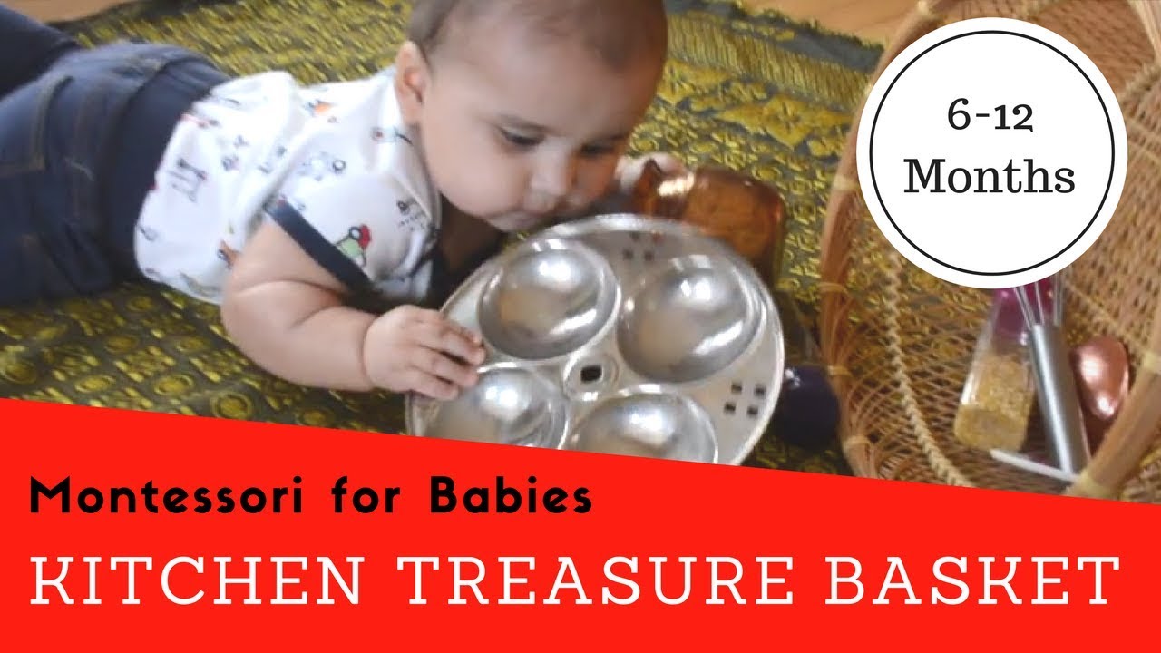 How to: Make a Montessori Kitchen Treasure Basket - YouTube