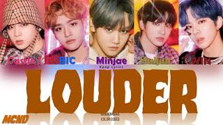 Video voorbeeld van "MCND (엠씨엔디) - 'LOUDER' Lyrics (Color Coded Han|Rom|Eng)"