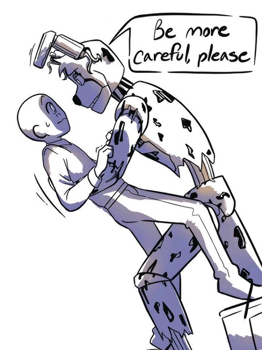 Y/n feels embarrassed to ask an springtrap for help #shorts #fnaf #fypage #fup #springtrap