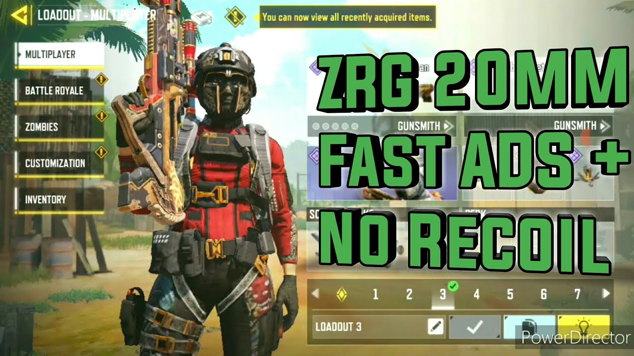 Best ZRG 20mm loadout for CoD Mobile Season 8 - Charlie INTEL