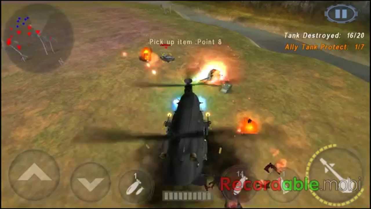 GUNSHIP BATTLE - CHINOOK - Tank Rush 2(GamePlay)