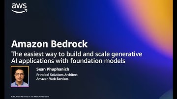 Amazon Bedrock, The easiest way to build and scale generative AI applications with foundation models