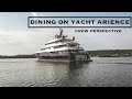 What dinner service on a yacht looks like  yacht arience