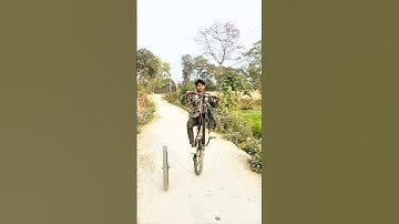 how to wheelie in cycle tutorial 17 Seconds 100 subscribe for more 100 #viral #cyclestunt #support