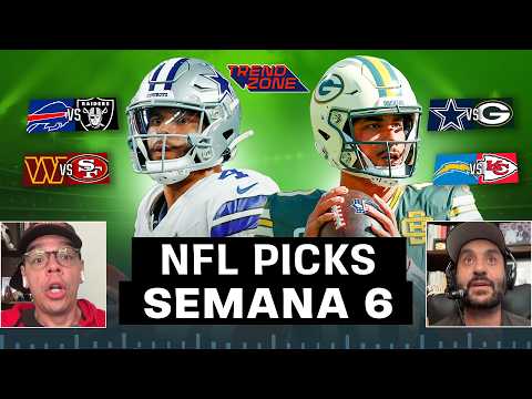 PICKS NFL Semana 6:¿Quién Gana Cada Partido?